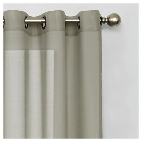 ECLIPSE Liberty Sage Light Filtering Curtain Panels Pair 2 52 in x 95 in NEW NIP - Picture 3 of 8